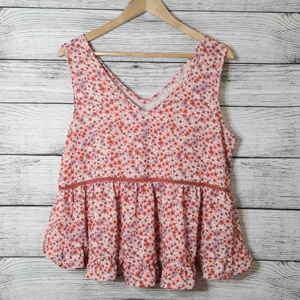 Copper Key Womens Sleeveless Top Size XL